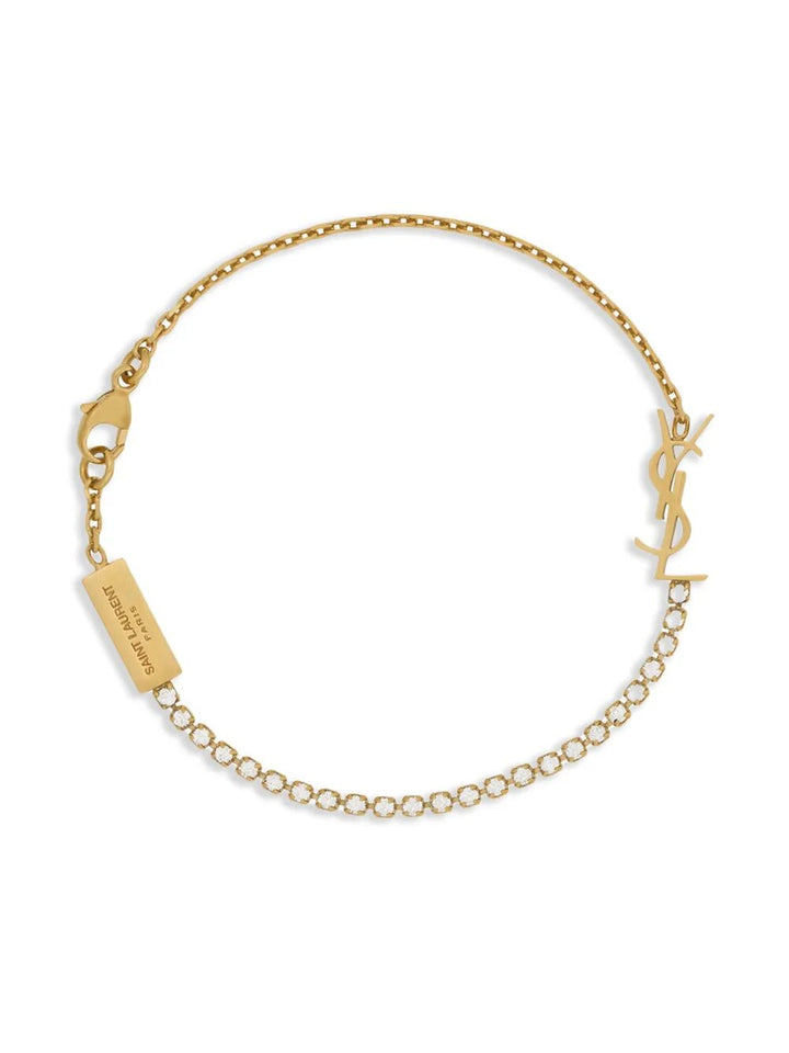 Saint Laurent Paris Bracciale - Metallic | 14f794566e6a0a025750aa21f552e563a2358825