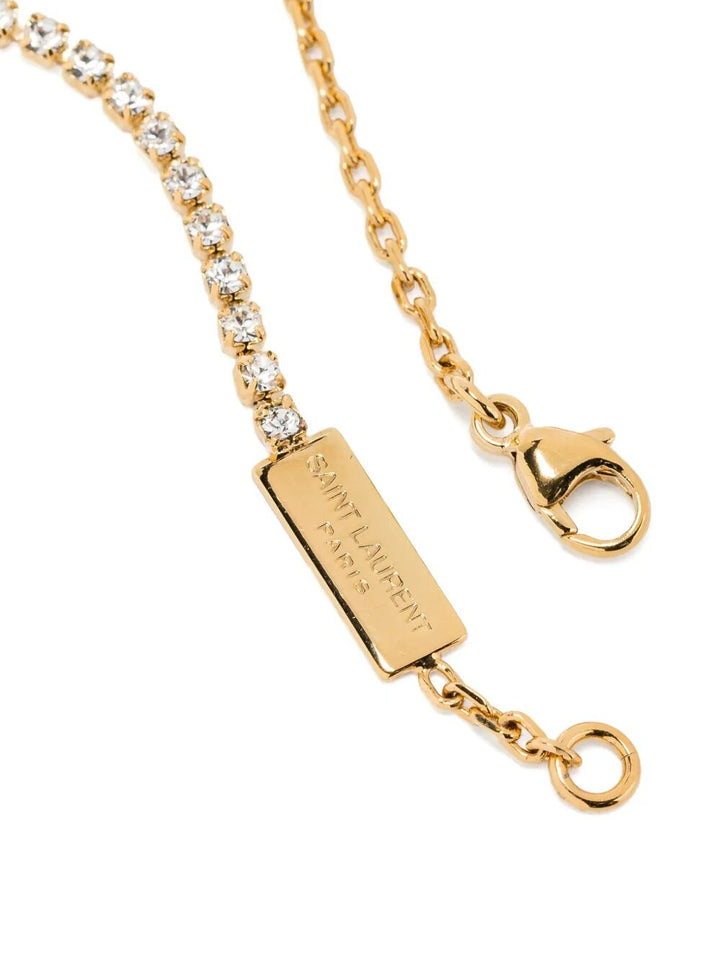 Saint Laurent Paris Bracciale - Metallic | b0f832a7dde00b98260f816497a34eac200b55b0