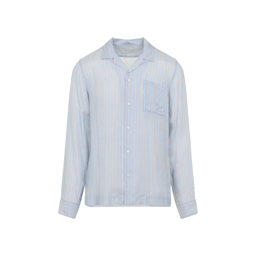 Dries Van Noten Shirts - Blue | 745d74e50a67197a2ff78c0cf08662c6a6d9c477