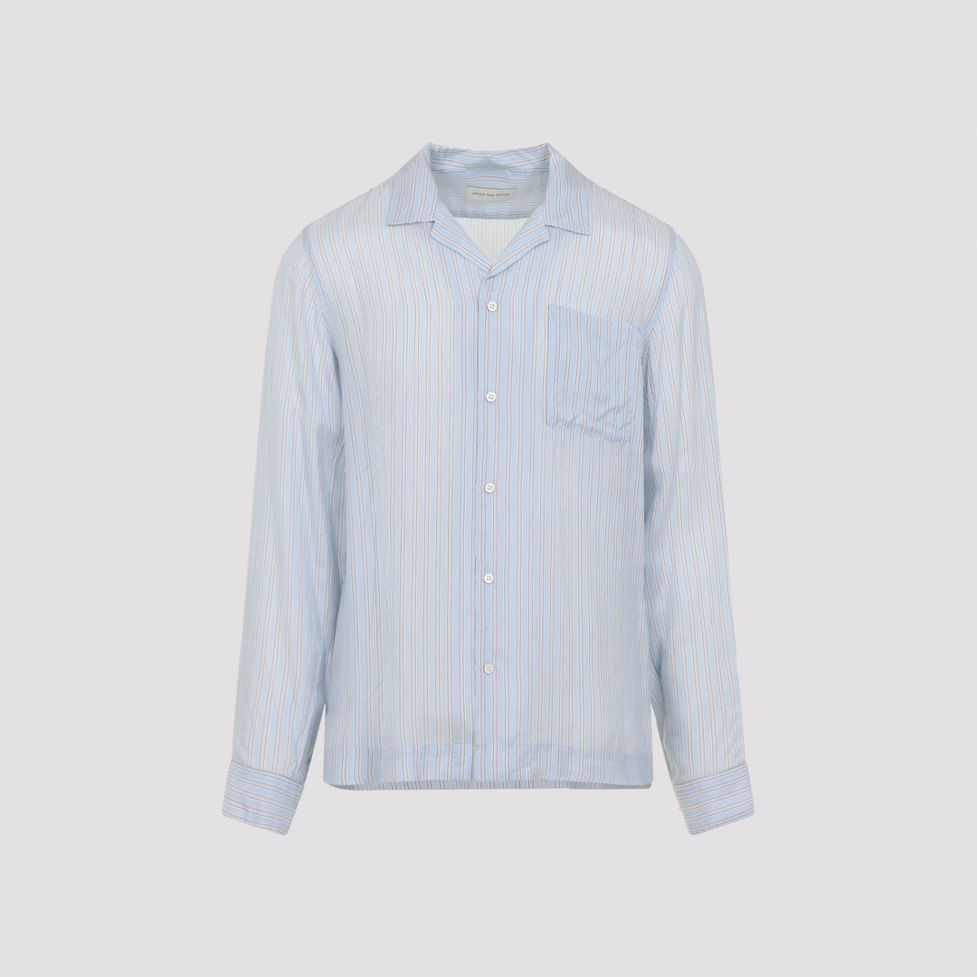 Dries Van Noten Shirts - Blue | 058fdcc607e518f0a1608247199f18df68edcffb