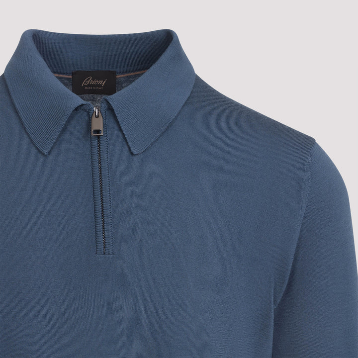 Brioni Polo - Blue | 3c227f9744e1ffd440f358e94834e4c5e81379cc