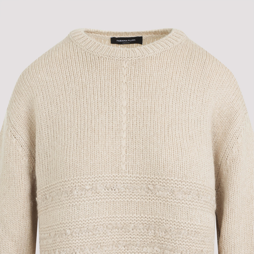 Fabiana Filippi Sweater - Nude & Neutrals | 5e9e6db6543e3d2d69bcd7a853a7bd5ce45d69f6
