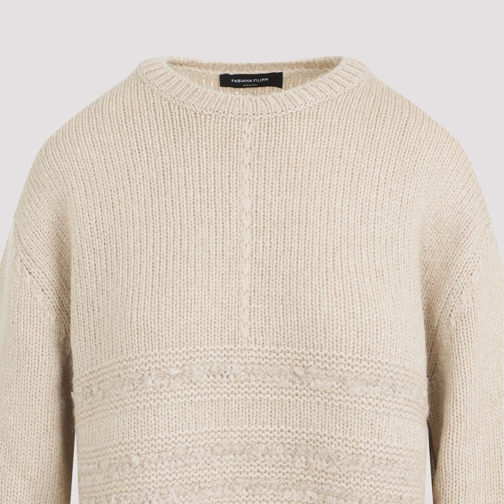 Fabiana Filippi Sweater - Nude & Neutrals | 5e9e6db6543e3d2d69bcd7a853a7bd5ce45d69f6
