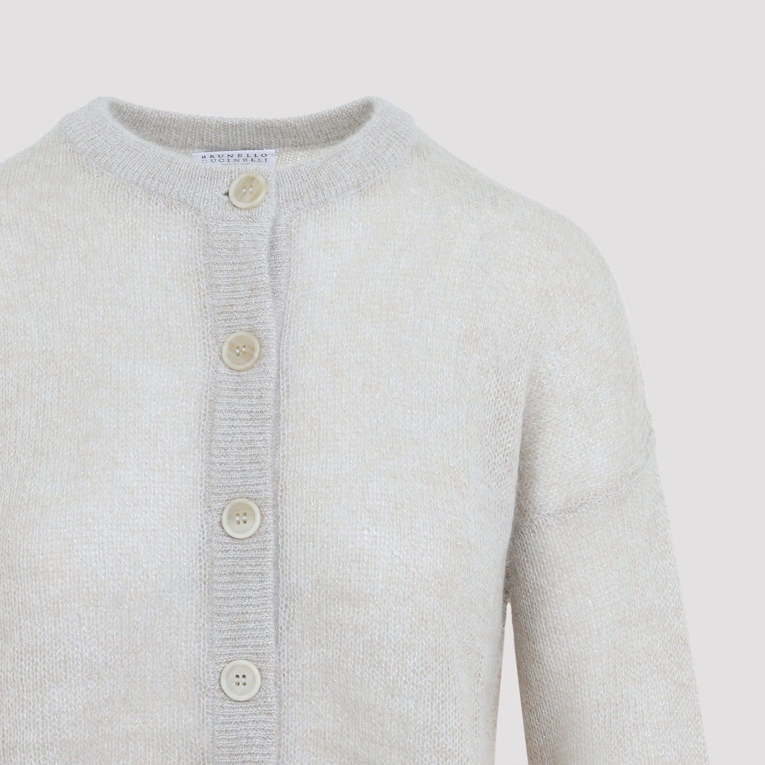 Brunello Cucinelli Cardigan - Nude & Neutrals | 76936455d537d706170a42e2548cdeee8d0eee0a