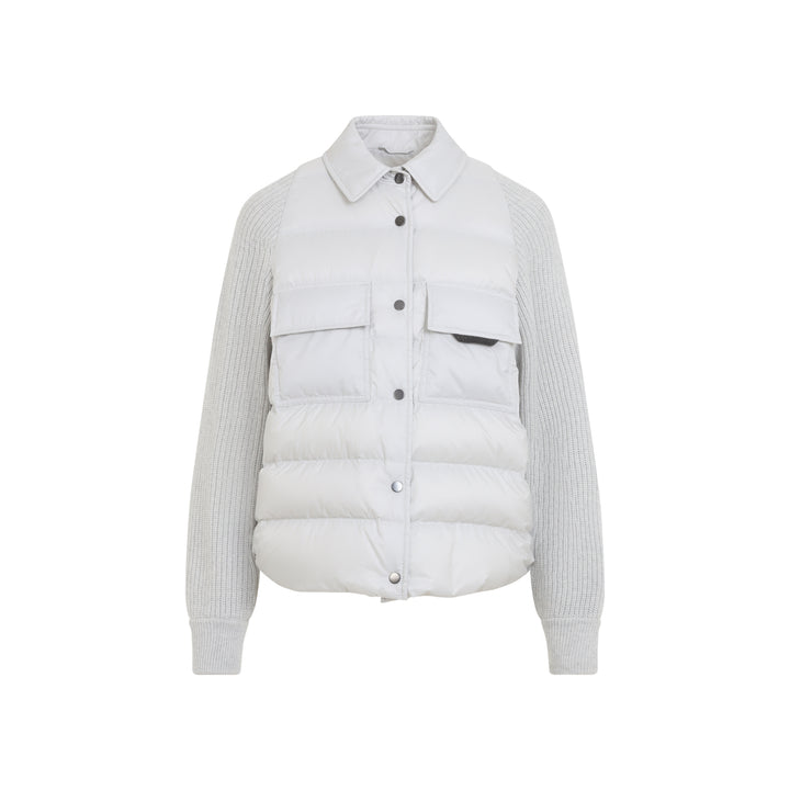 Brunello Cucinelli Down jackets - Grey | a6b81464a05c5015e10f95fa6f57a5a9da5bf5c0