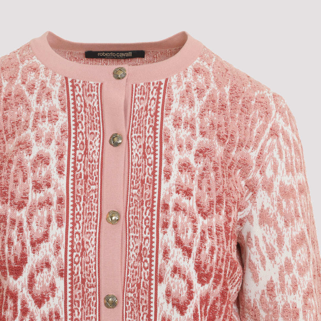 Roberto Cavalli Cardigan - Pink & Purple | 4edbe98bcdc5fa64fb37bfb2043988b32be5774a
