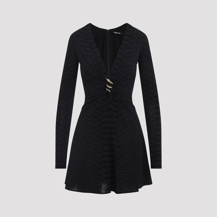 Roberto Cavalli Mini dresses - Black | e94c0a440f14be5322768b0dc8eaf032ef714bfb
