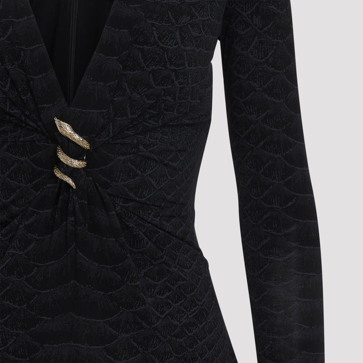 Roberto Cavalli Mini dresses - Black | e7404b288b3023ce11084d6ab0d30de0413149b7