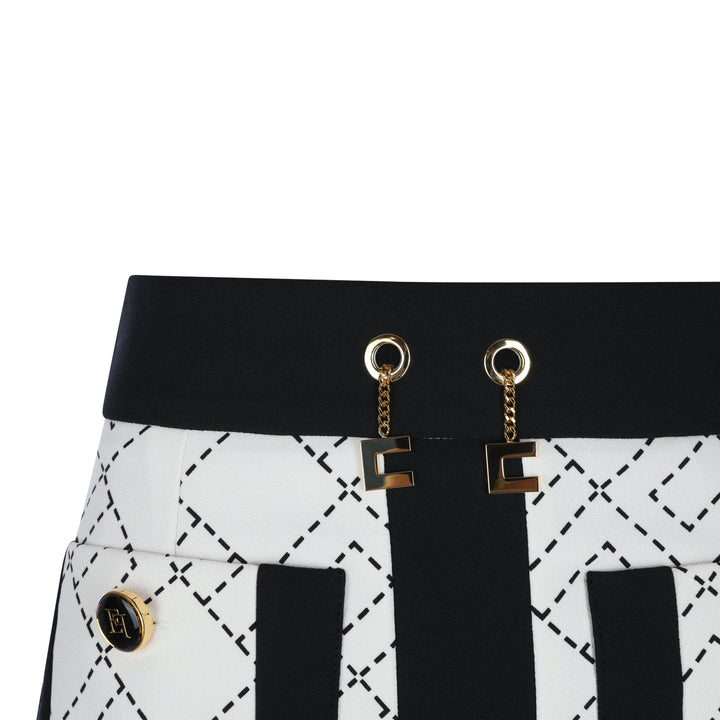 Elisabetta Franchi Skirts - MILK/NERO | 13351867ecd68da0b1571ff7fc52f20e20344687