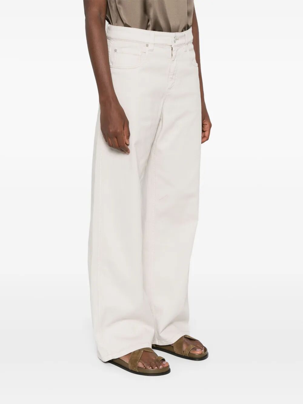 Brunello Cucinelli Wide leg - White | 5d9afba65f1dfc542dec36245b9a745d68c4a445