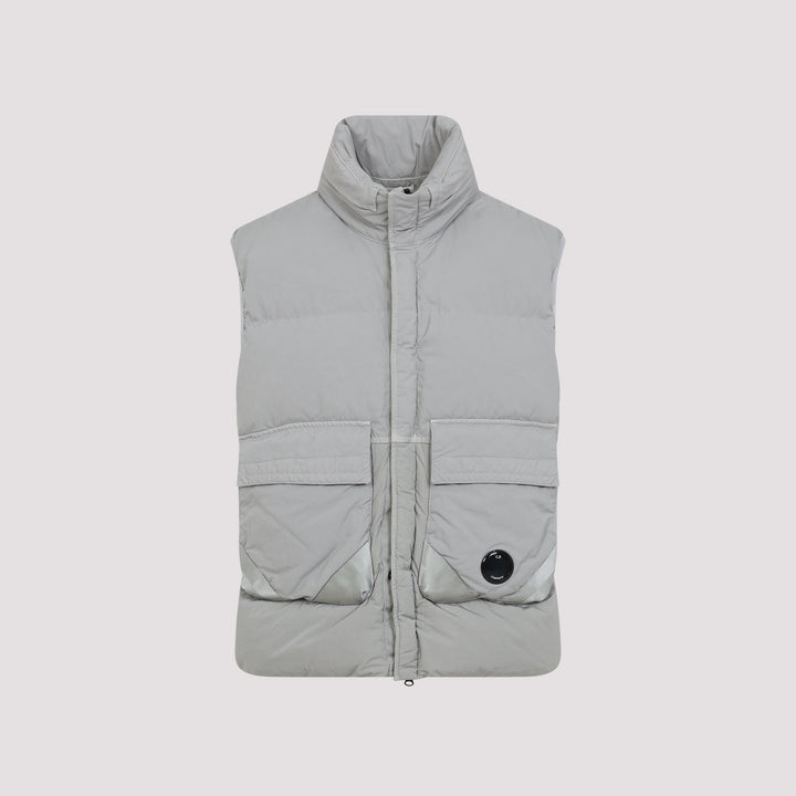Cp Company Gilet - Grey | d7cf095b16c3411542892c5d21f954d9a4428acc