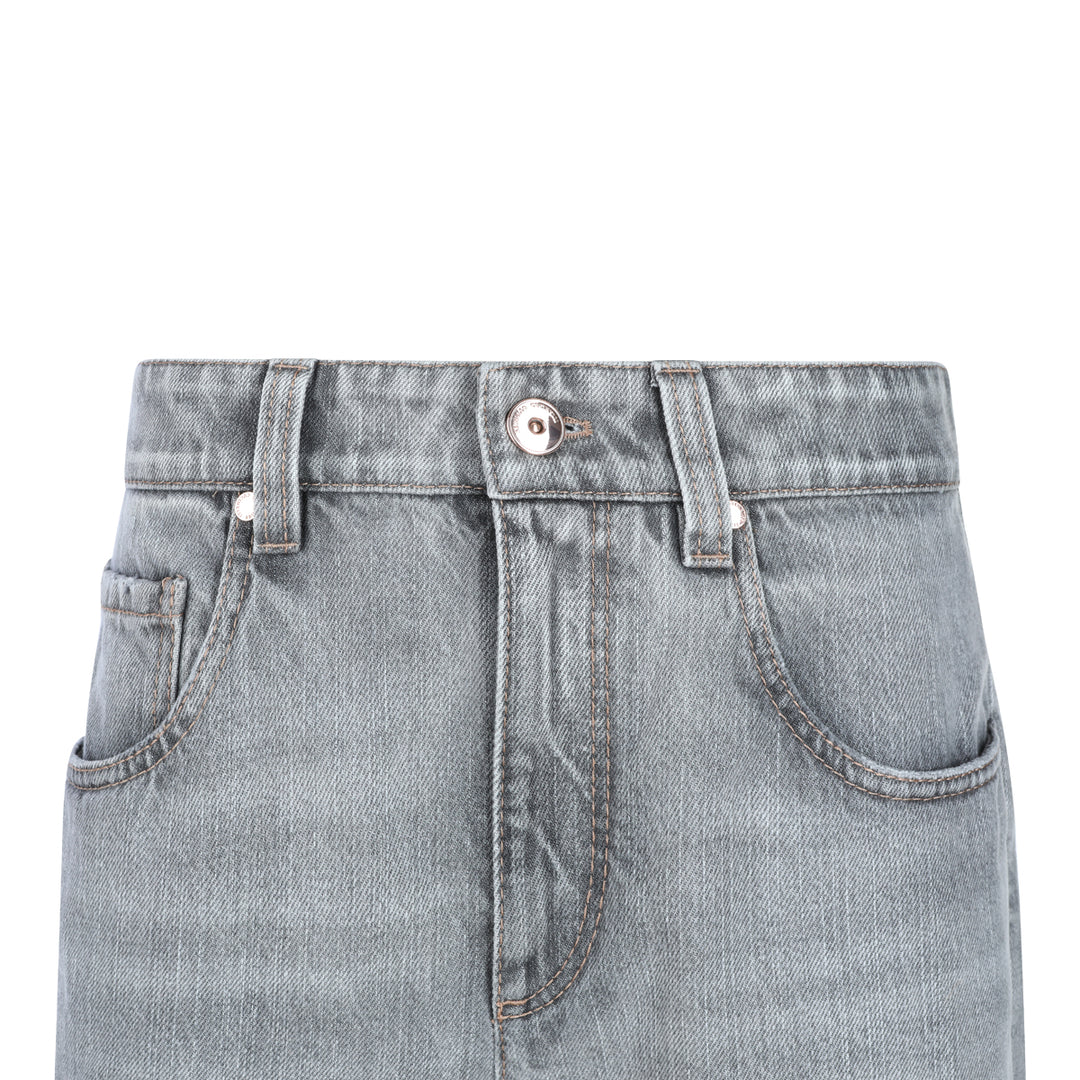 Brunello Cucinelli Jeans - LIGHT GREY DENIM | 84024f1427d61961333b85a958c4f30eed2b1f5d