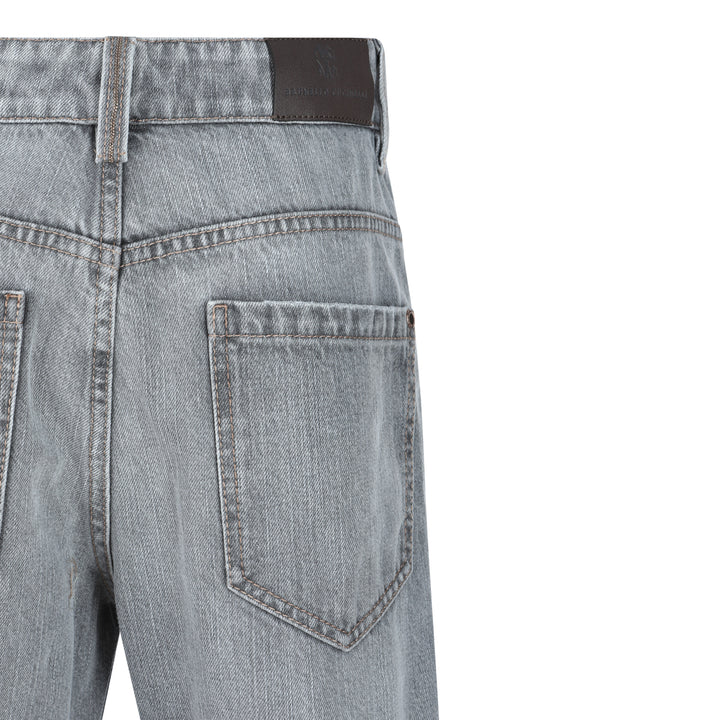 Brunello Cucinelli Jeans - LIGHT GREY DENIM | f6562e012093062014794c0b6641a7226168c3cf