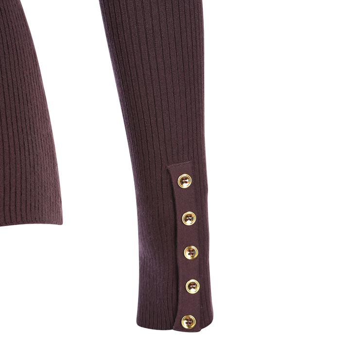 Elisabetta Franchi Sweaters - MERLOT | ab638a6f2e2f8ef3addd6f14a4c7254f2c452dd8