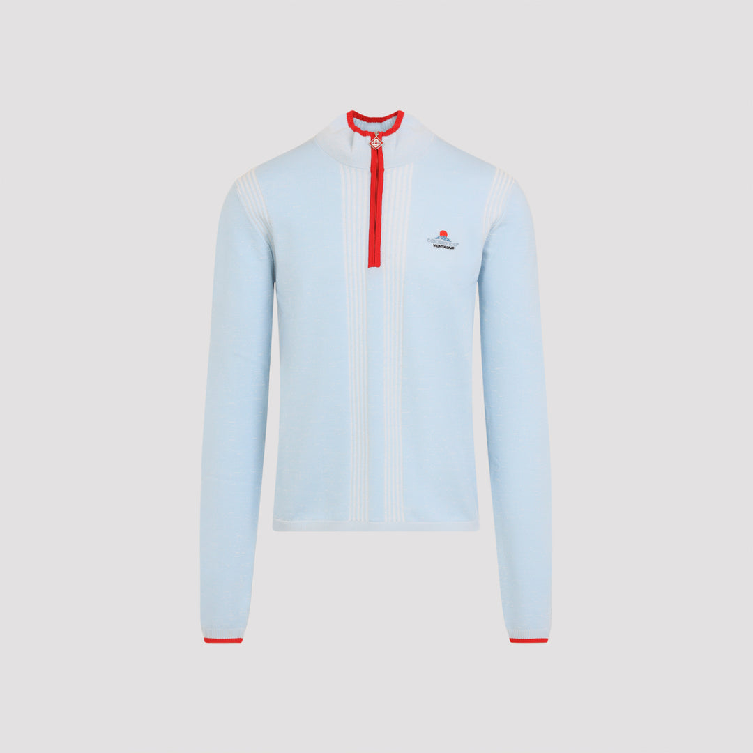 Casablanca Pullover - Blue | 9db39a8d45a6e7c78c4f1b218785b5adb5a54d3b