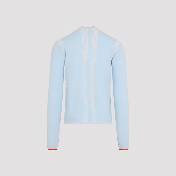 Casablanca Pullover - Blue | 802801d170246e1a388f03ab85b0870dc45772c2