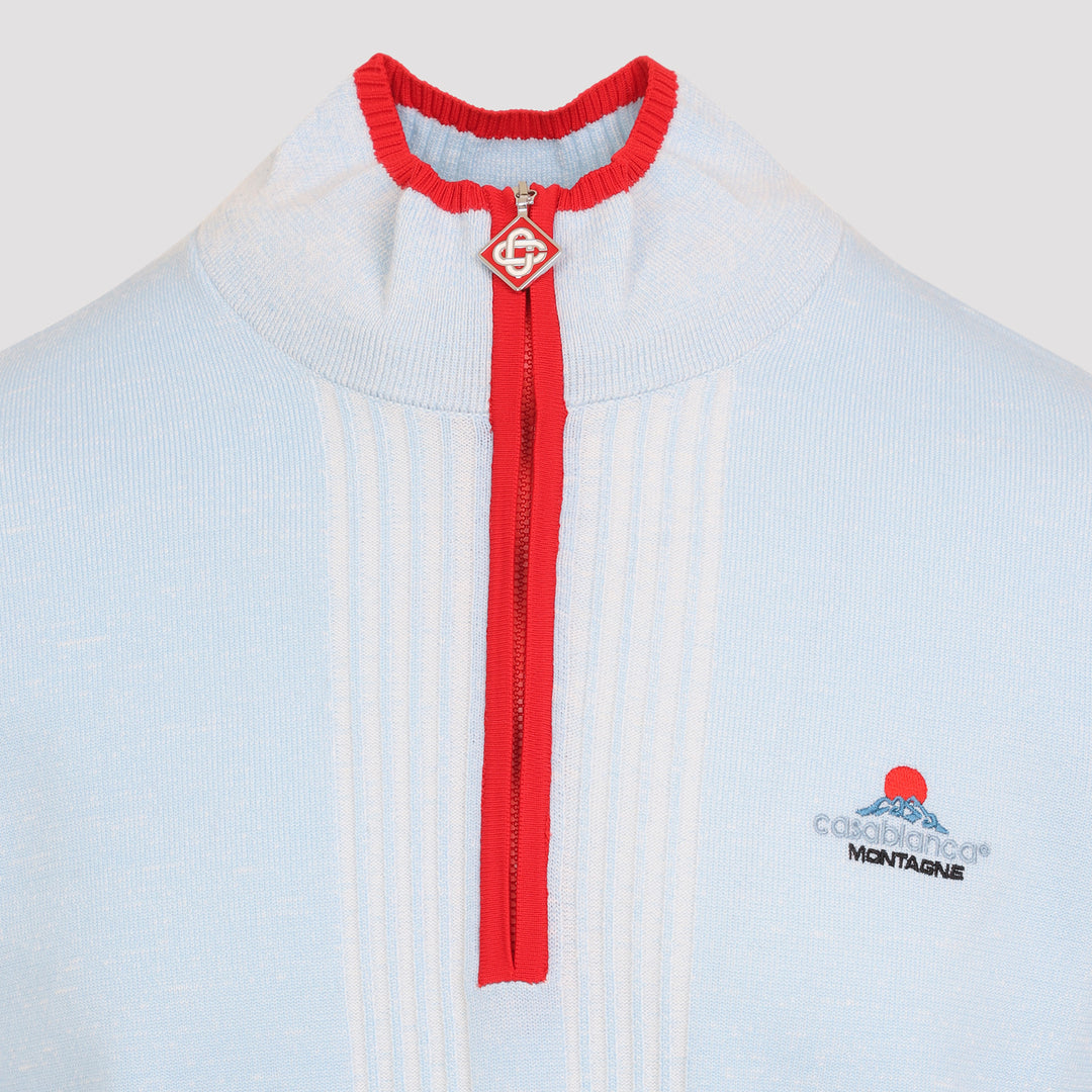 Casablanca Pullover - Blue | 11ead09856c2779dc8a531631c33a242bdf91eb9