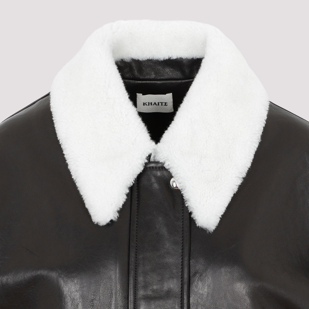 Khaite Bomber jackets - Black | 5967cf521311380fae9a40780470f82748155e25