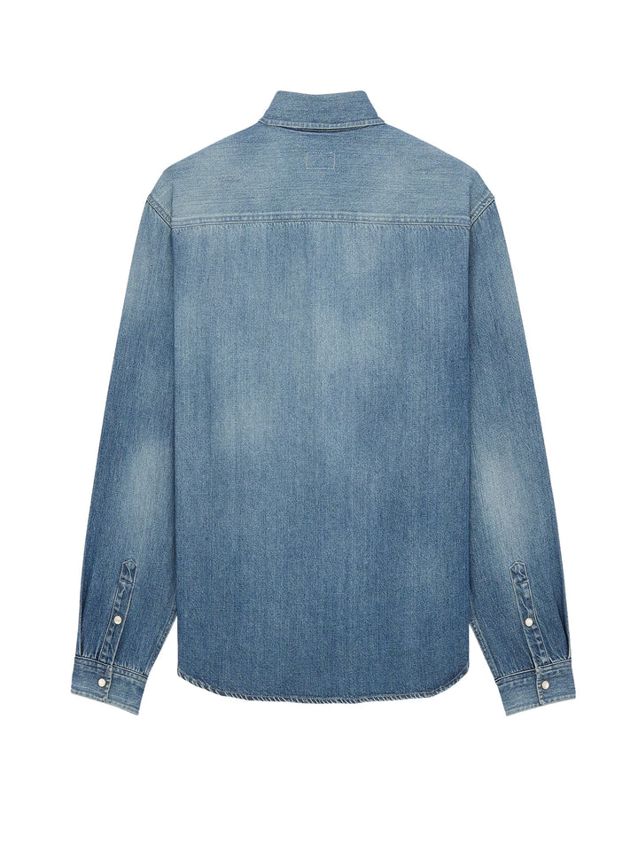 Saint Laurent Shirts - Horizon Blue | dde23d2a99ad7976c7a20693c68eb96f30a4e0f8