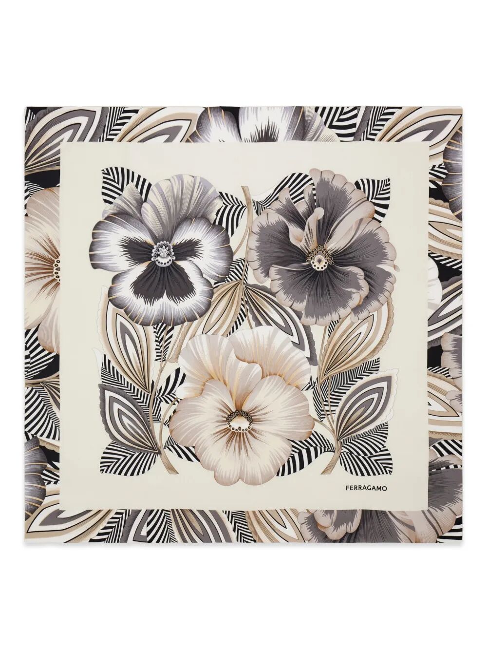 Ferragamo Foulards - Nude & Neutrals | 0321100e0f6ac5e4446e1351981aa2828dd5884c