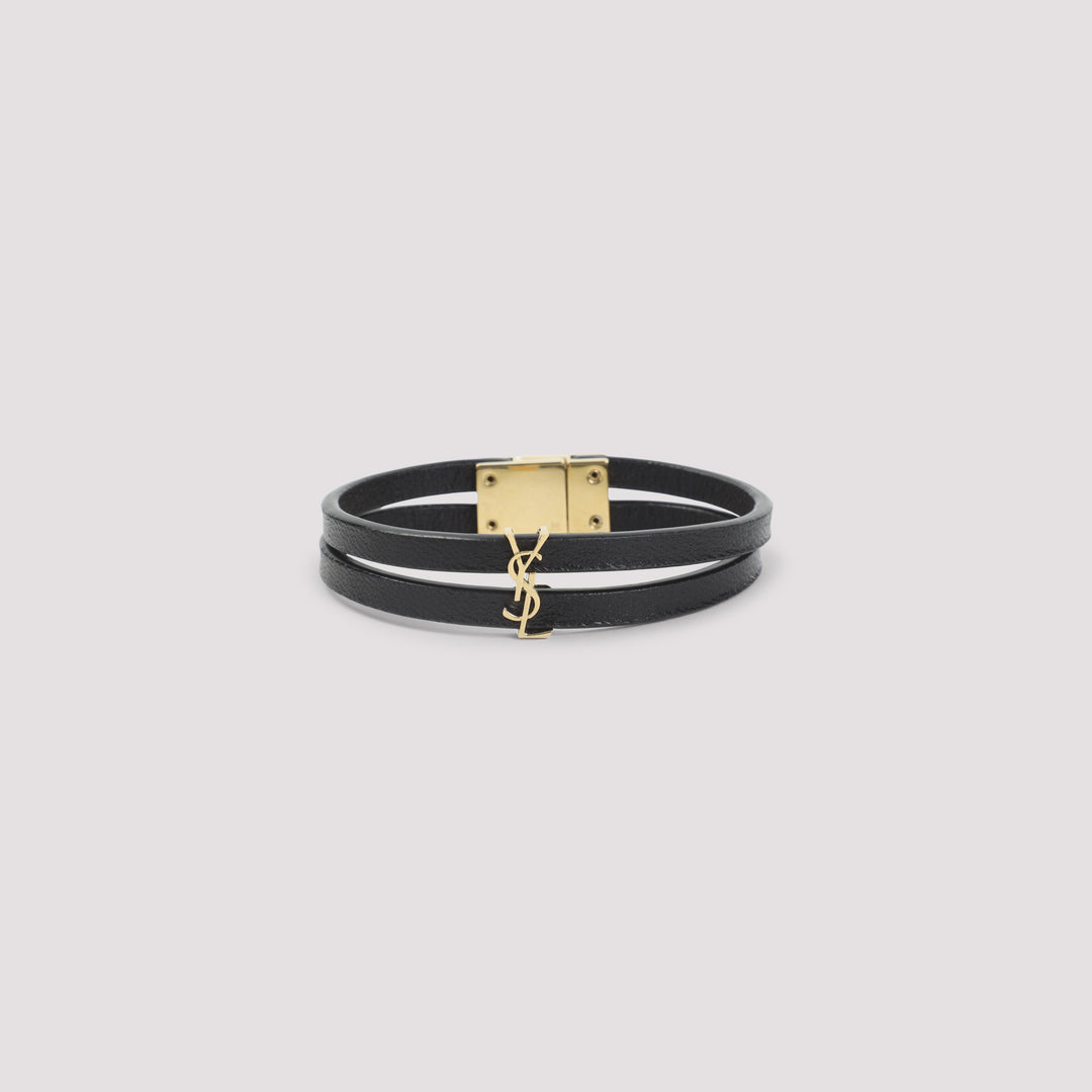 Saint Laurent Bracelets - Black | 3df81cc9a050a75db80964dad8b2fb33c27ed424