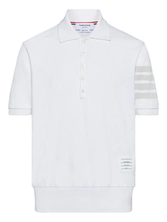 4-Bar Cotton PiquÉ Polo Shirt
