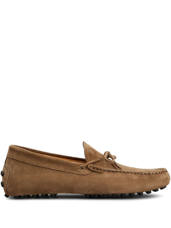 Gommino Suede Loafers With Lace