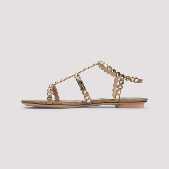 Aquazzura Sandals - Metallic | 907799445ae7d456396fb3d4e8b681a7a2387718