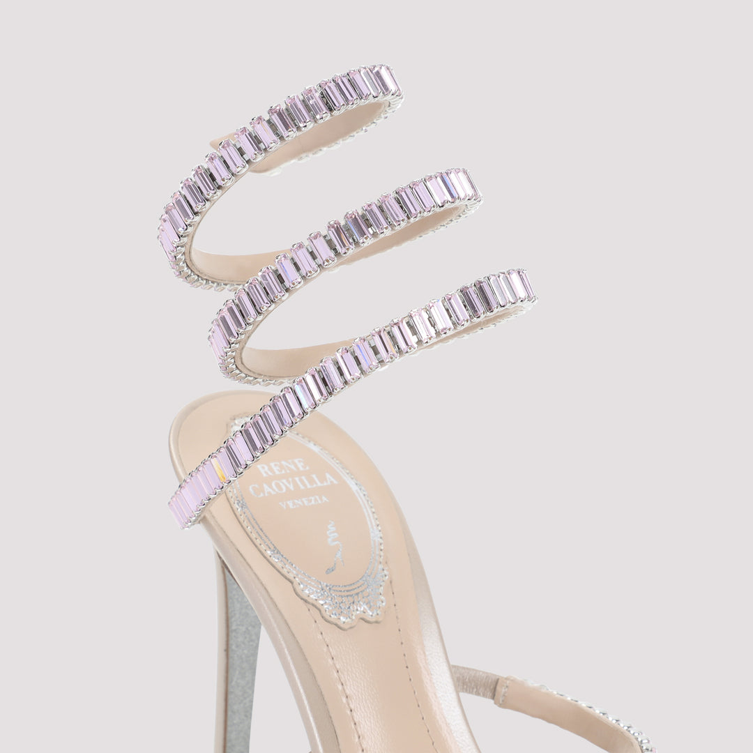 Rene` Caovilla Sandals - Nude & Neutrals | 5054c1db35f3c605bbdb8ee448dba11895249aa8