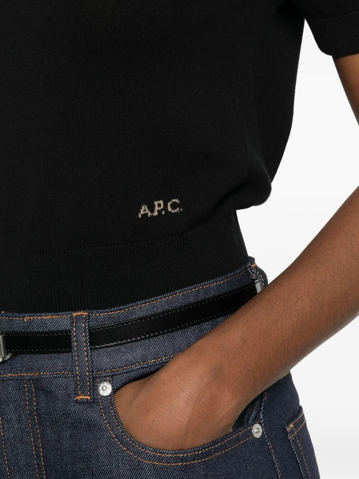 A.P.C. POLO - Black | fff50e540b3e6e91924a1ffe95c91db7333a2adc