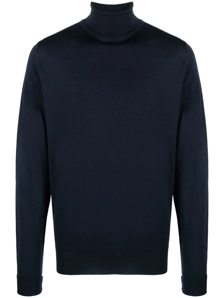 John Smedley Turtle neck - Blue | b8c9c6168d8b624a48c82ce30fb4a6bc4c4a663f