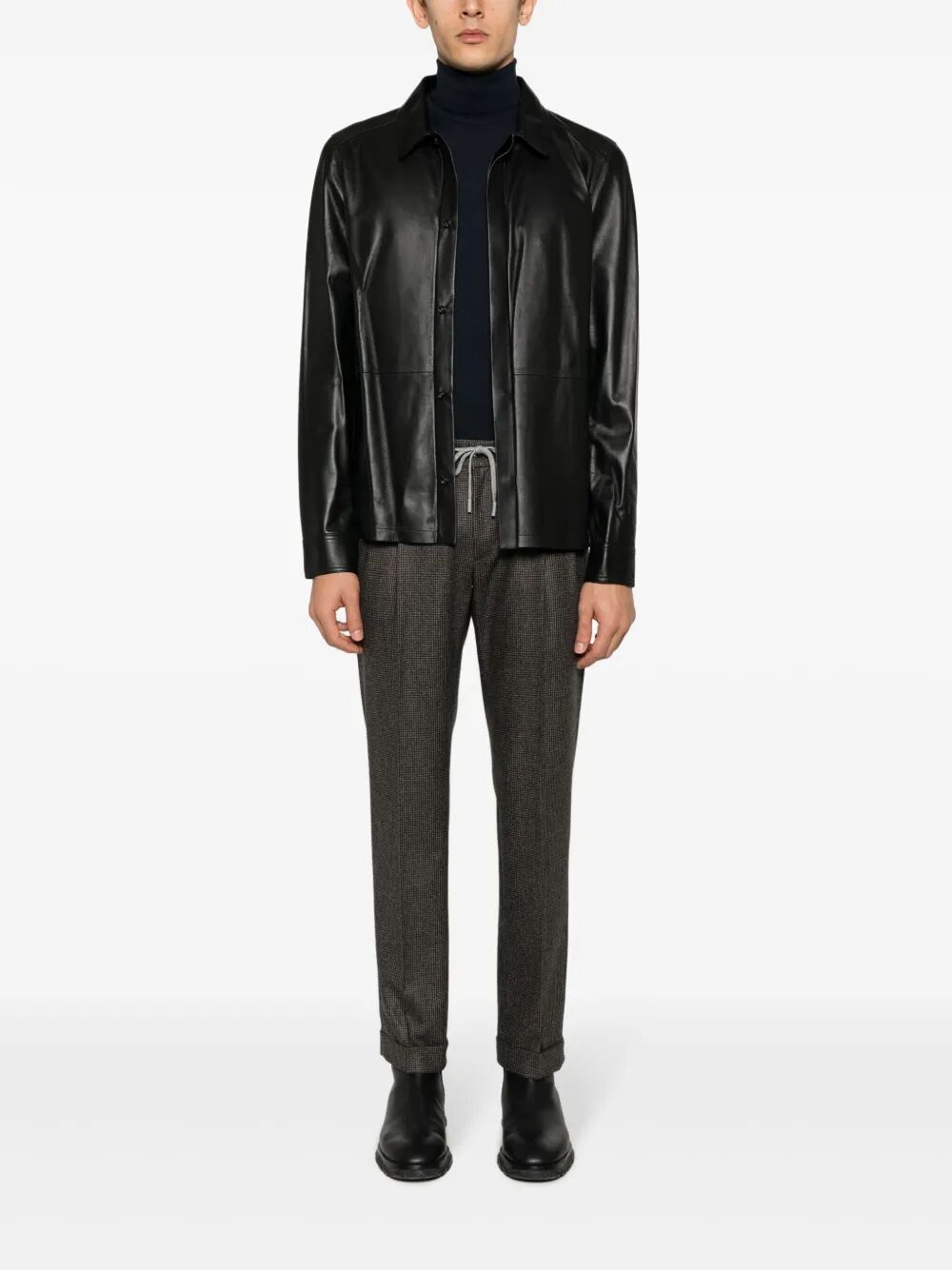 John Smedley Turtle neck - Blue | 08b30ce3d6c89afe72a8d509b131385968b46855