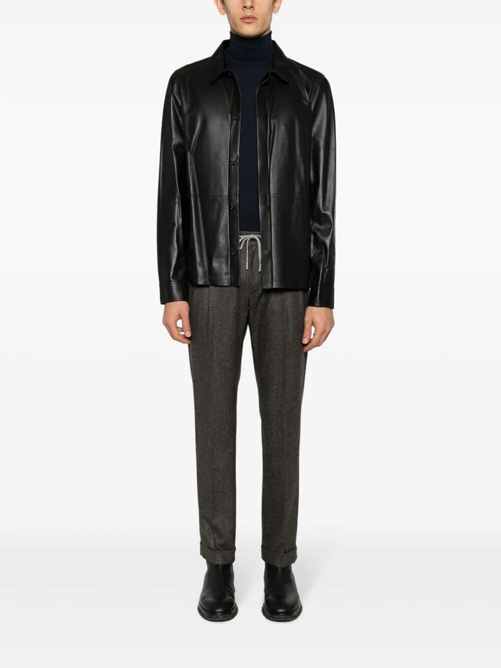 John Smedley Turtle neck - Blue | 08b30ce3d6c89afe72a8d509b131385968b46855