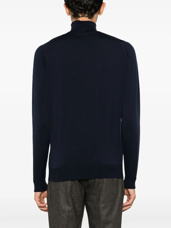 John Smedley Turtle neck - Blue | c6244e4d5c352e942ea9e516c422c67b0eb82a4d