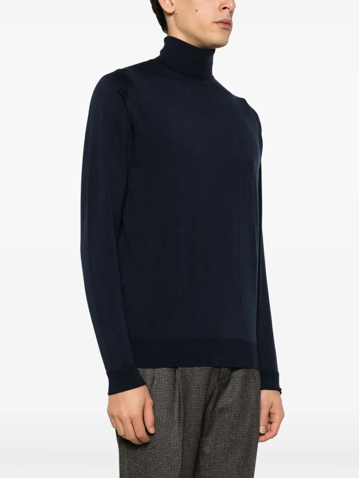 John Smedley Turtle neck - Blue | c63a0e6a0ce5f2cab3e05965b30981e2b354354c