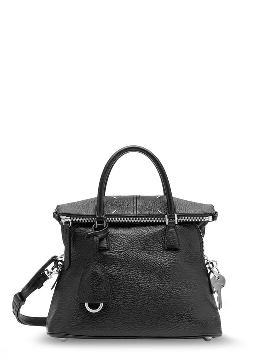 5ac Soft Mini Leather Crossbody Bag With Iconic Stitching On The Front