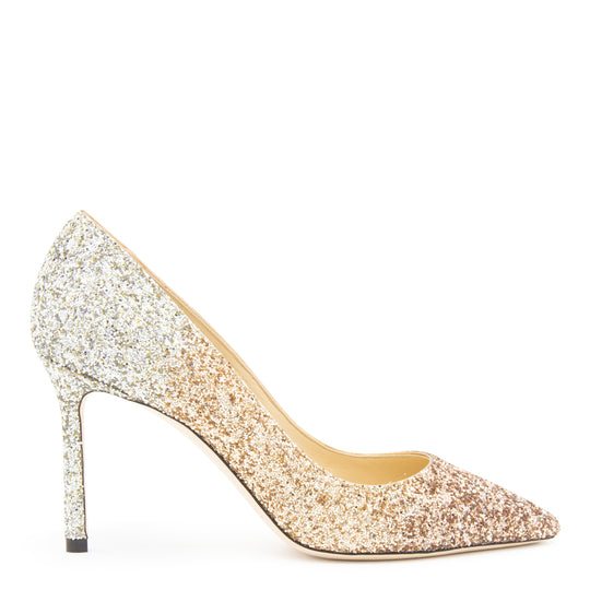 With Heel Gold/Gold/Silver