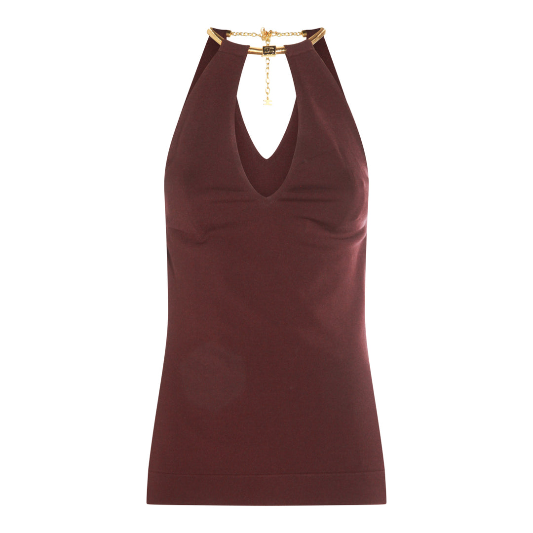 Elisabetta Franchi Top - MERLOT | e3311cb38f1c990eb6bea97cfabeef67be41467a