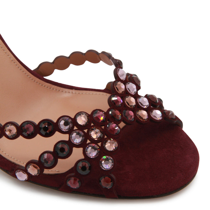 Aquazzura Sandals - BLACKBERRY | c2916962bc93968f5e3dbdc7ef3b696acf6fb4bf