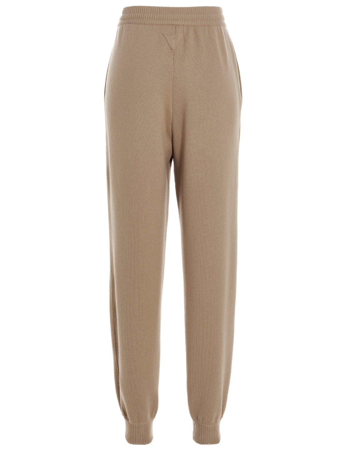 Prada Cashmere Blend Joggers Pants - Beige | eff91a25b90169c9cc782fd4b20d3884b52901ab
