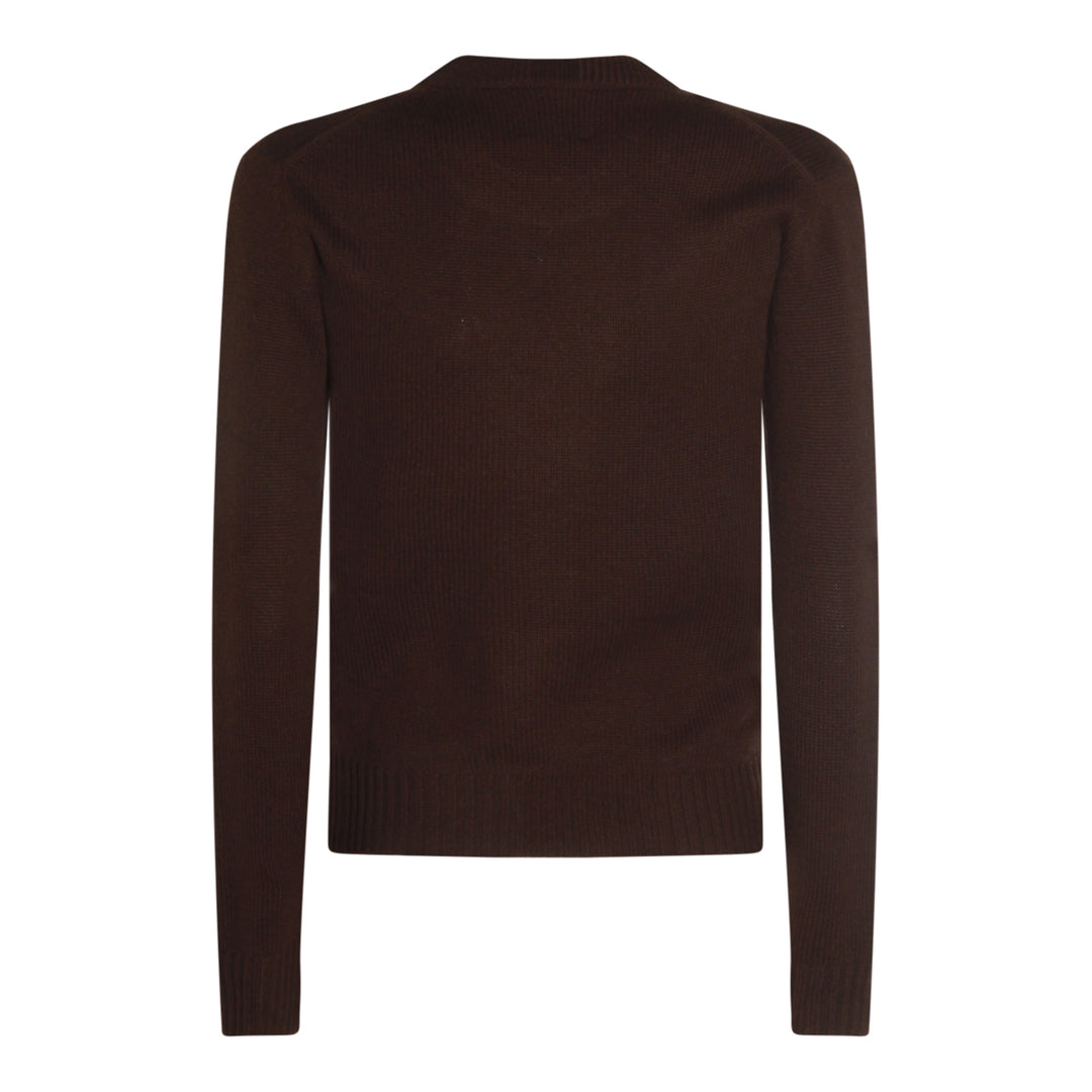 Allude Sweaters - Brown | 449c9695355815f1234ba3ea66c5053e74e1cf32