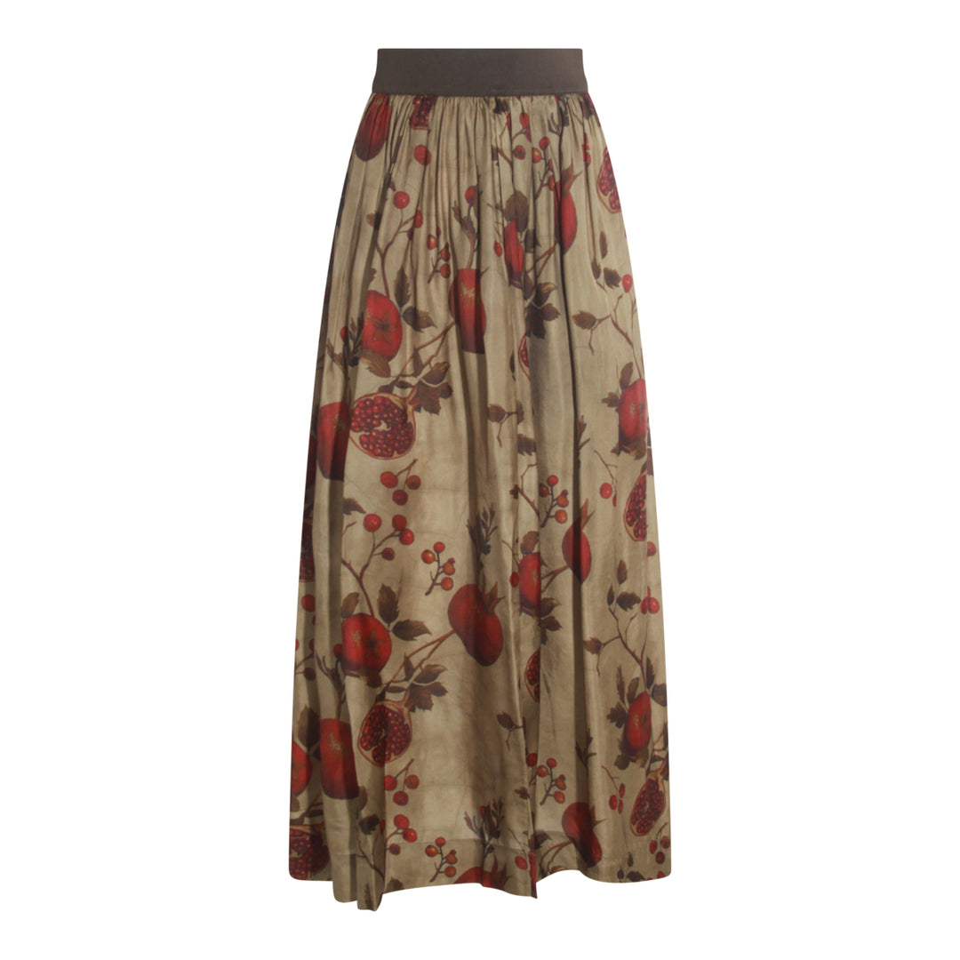 Uma Wang Skirts - TAN/RED/GREEN | 266a204a712c680287e1c798990813157d629555