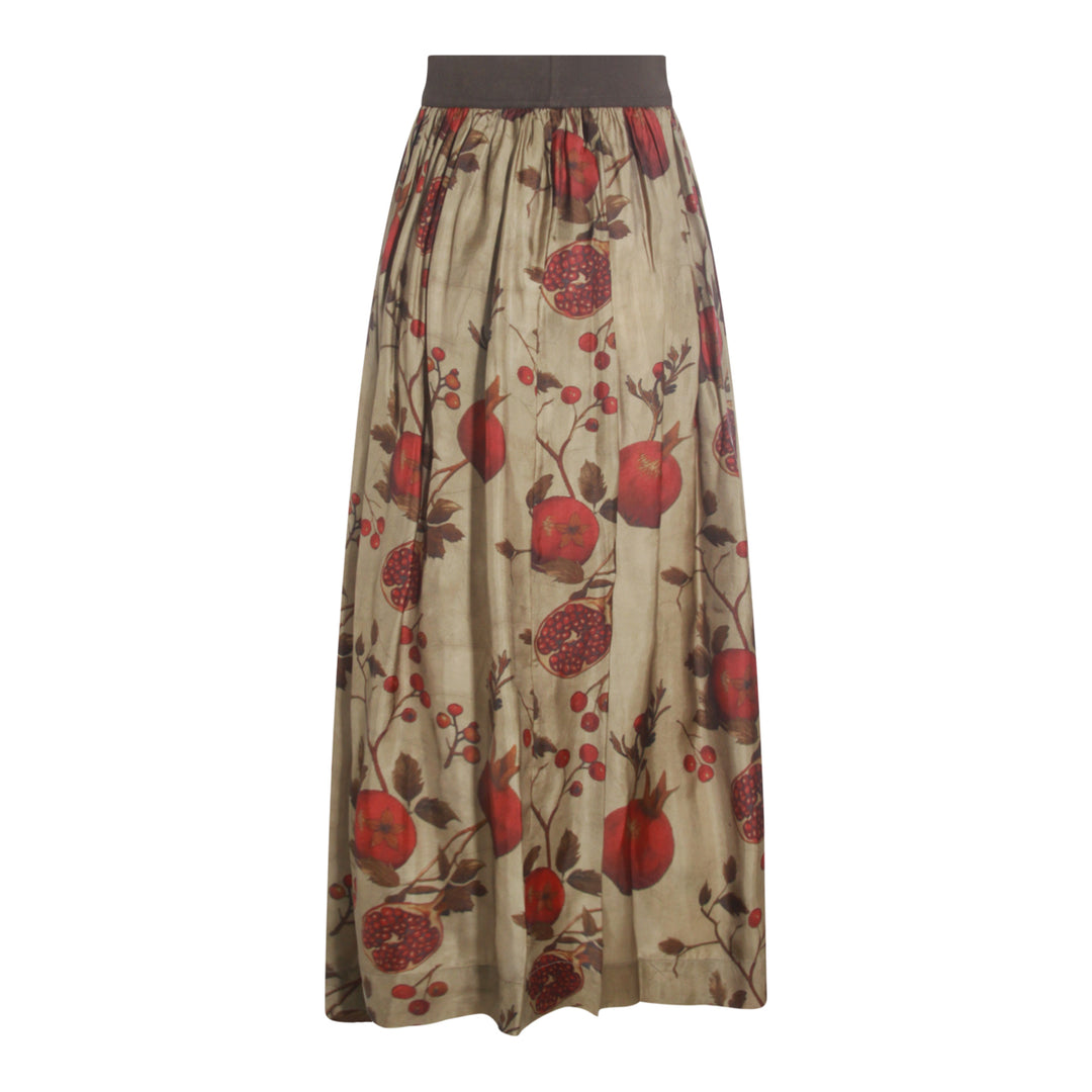 Uma Wang Skirts - TAN/RED/GREEN | 57447cf83ccb2f64fb35f1036c89fe7fa58c7d06