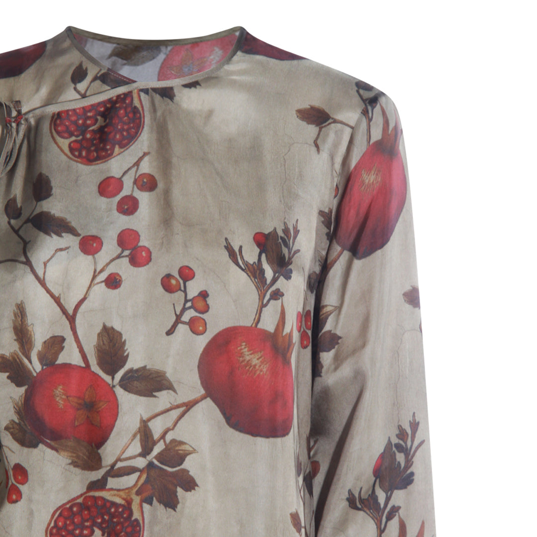 Uma Wang Dresses - TAN/RED/GREEN | 6695b4380fe50c0d3578736879c8ec14d381c34e