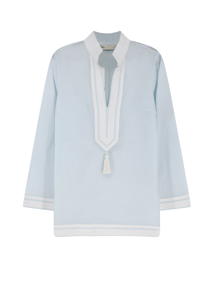 Tory Burch Shirts - Blu e verdi | 56a9396341691718f534745efe329cffc79f4b4d
