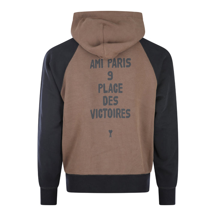 Ami Paris Sweaters - BROWN/BLACK | 89d6f7c99abafa1637600fcaf8d82fbd80fb137b