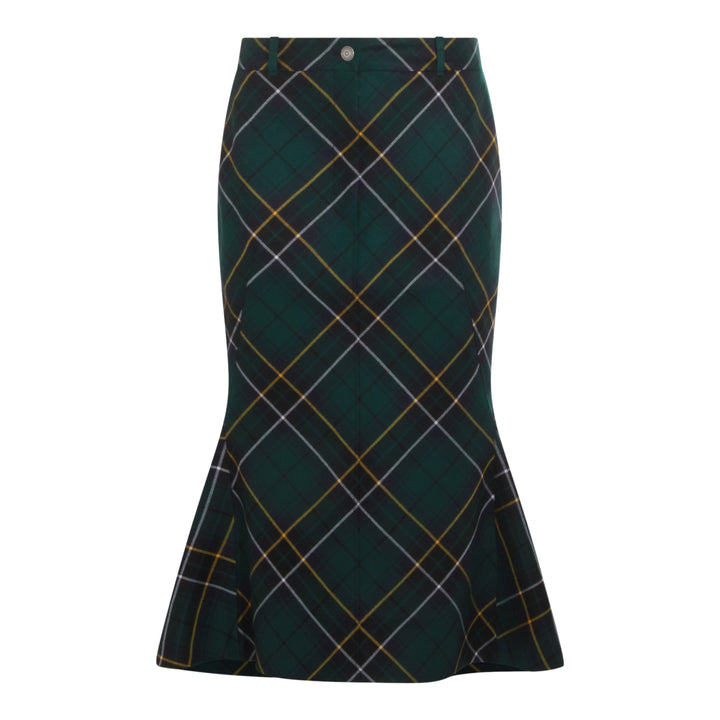 Alexander Mcqueen Skirts - NAVY/GREEN/YELLOW | 0a69cbd803b3d07a13ac04b6fd736c19516a4e62