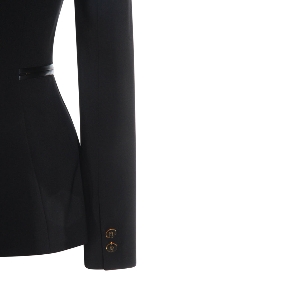 Elisabetta Franchi Jackets - Blacks and greys | 81a49d1993669cdd97304f91063d9f59c56e9afb