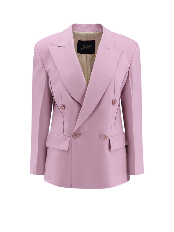 Carmen Virgin Wool And Silk Blazer