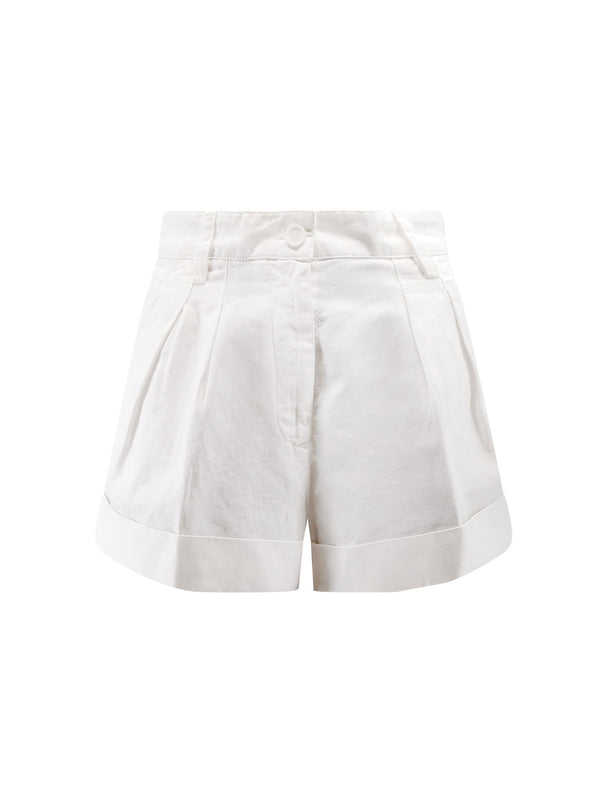 Cotton And Linen Shorts